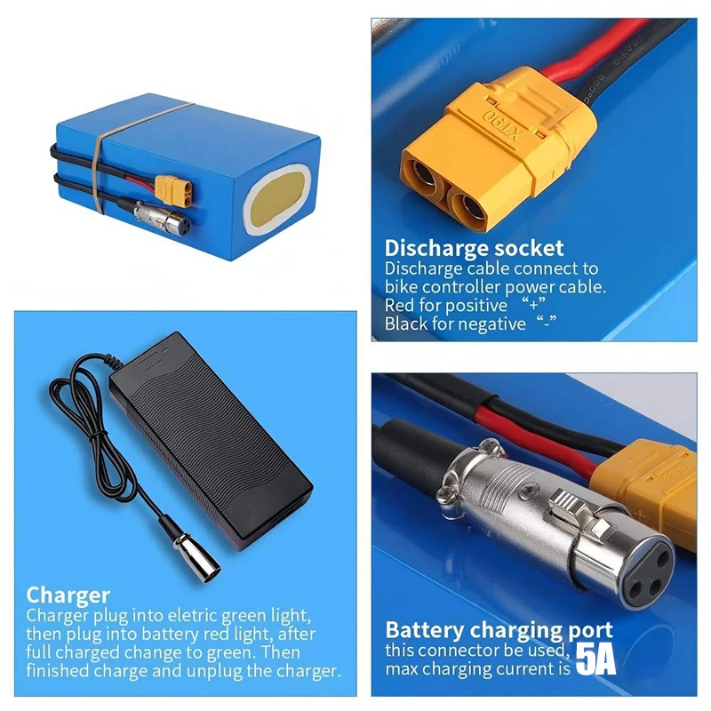 60V 72V 2000W ebike Elektrisch - огляд і ціна 60V 30Ah 21700 Battery Pack