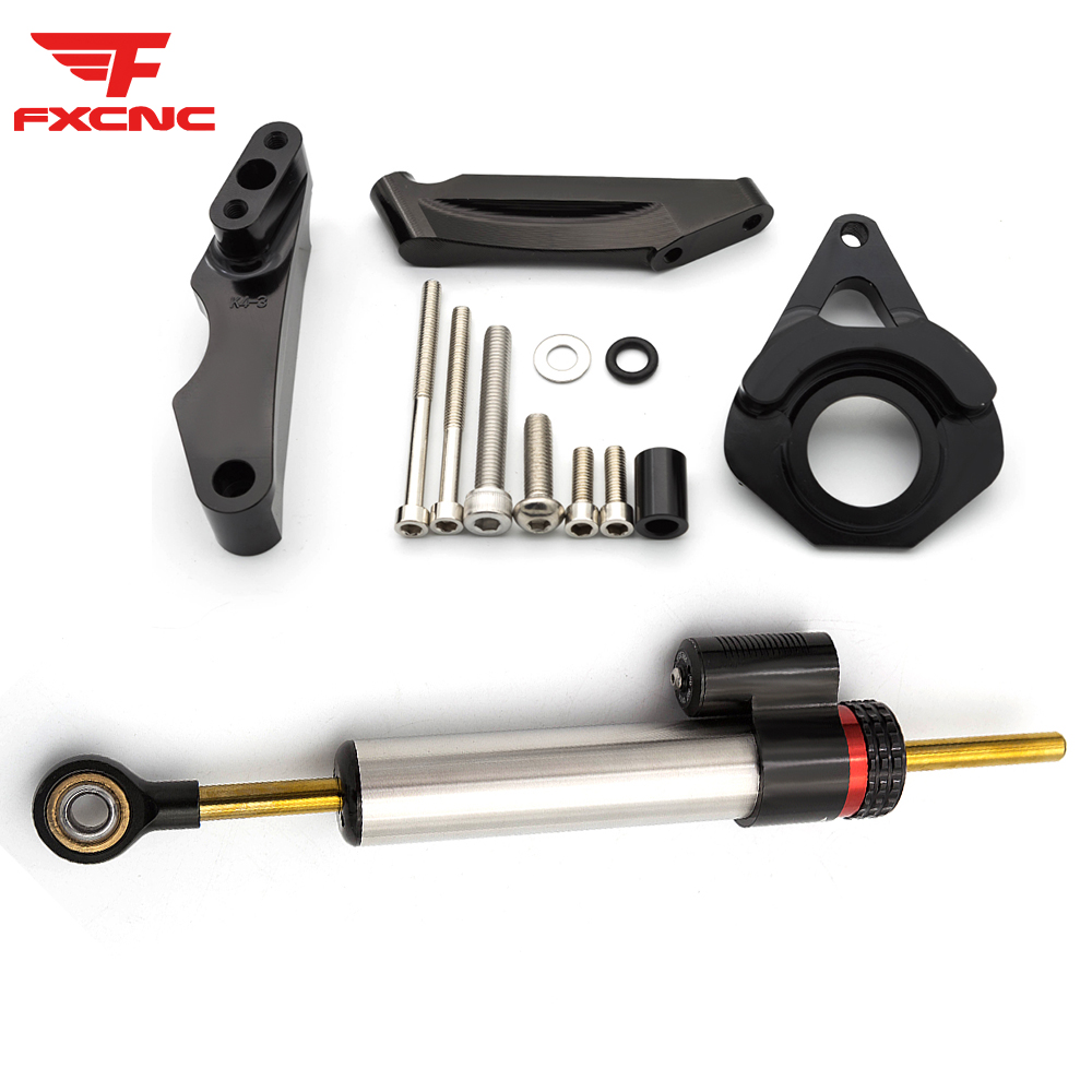 For Suzuki GSXR600 750 K4 2001 - огляд і ціна Steering Damper Stabilizer Kit Cnc