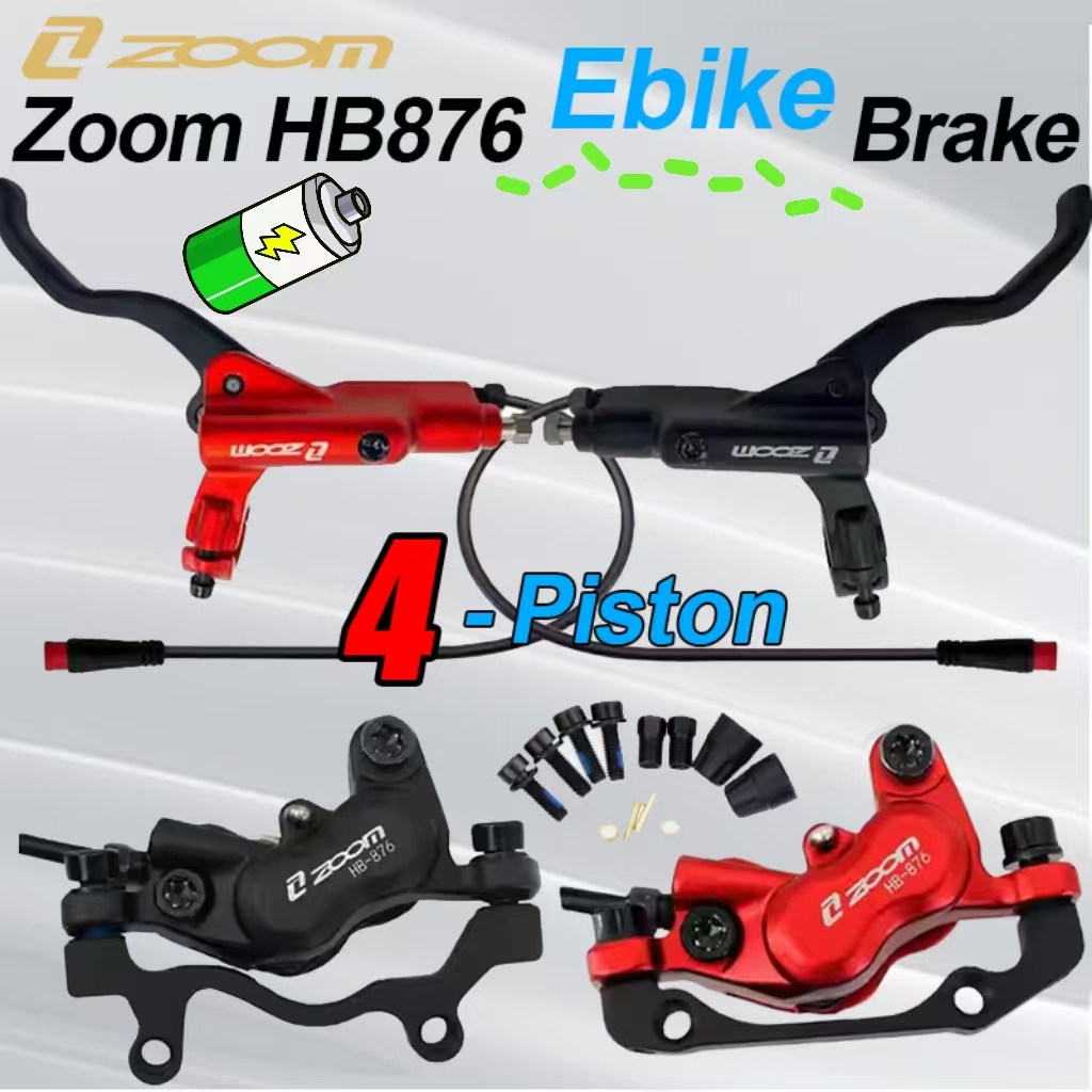 ZOOM HB-876E E-Bike 4-Piston H - огляд і ціна Zoom Hydraulic Brake 4 Piston E-Scooter