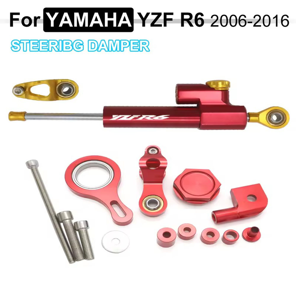 For YAMAHA YZF R1 2002-2017 R6 - огляд і ціна Steering Damper Stabilizer Kit Cnc