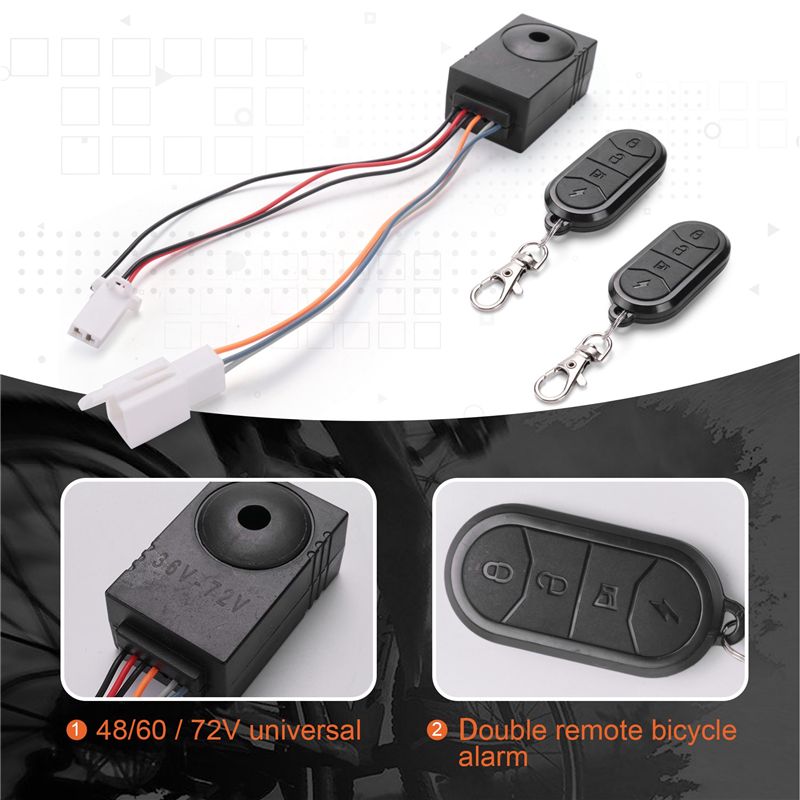 B49CEbike Alarm System Dual Re - огляд і ціна 72V 45A Dual Controller