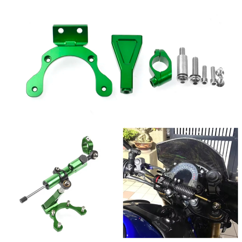 Fiber Carbon Steering Damper S - огляд і ціна Steering Damper Stabilizer Kit Cnc