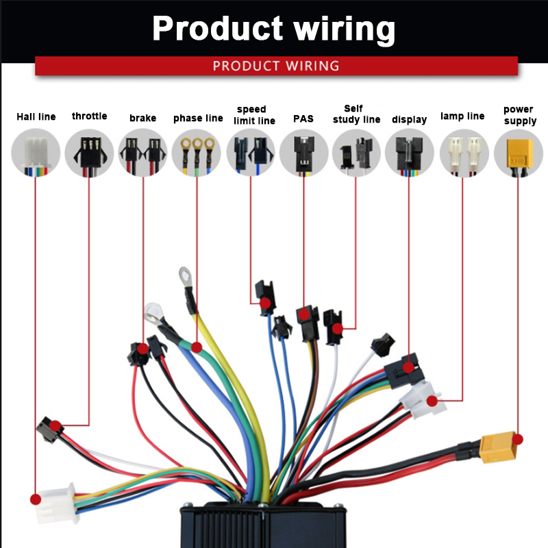 15-Tube Three Mode 45A SineWav - огляд і ціна 72V 45A Dual Controller