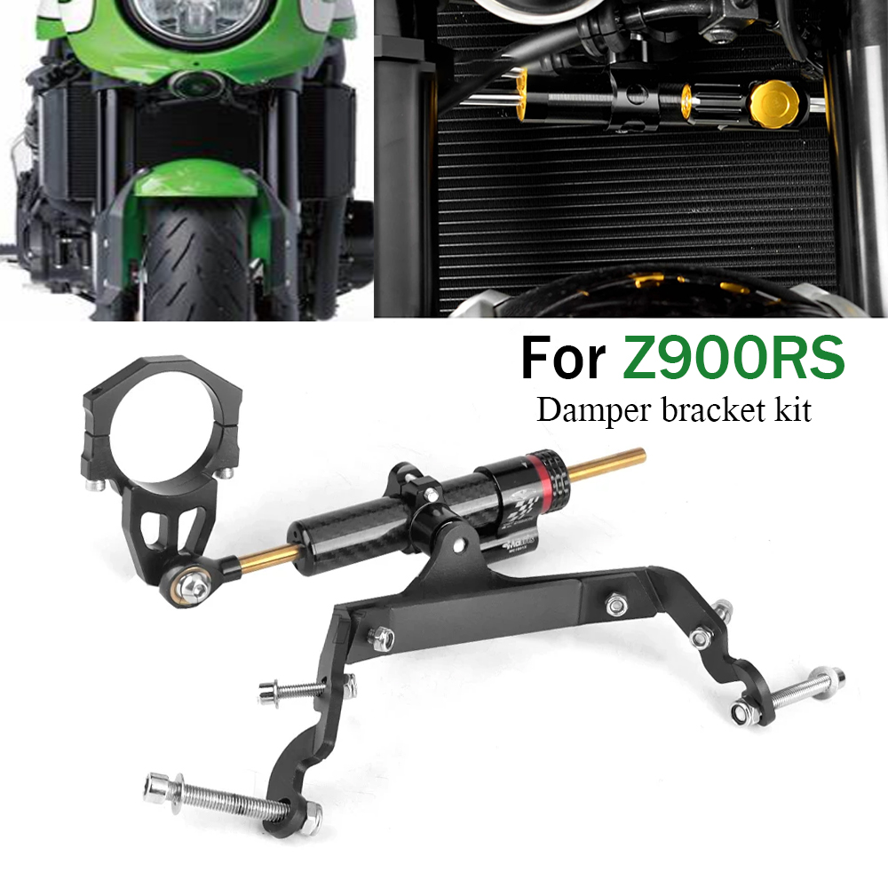 For Kawasaki Z900RS z900rs Z 9 - огляд і ціна Steering Damper Stabilizer Kit Cnc